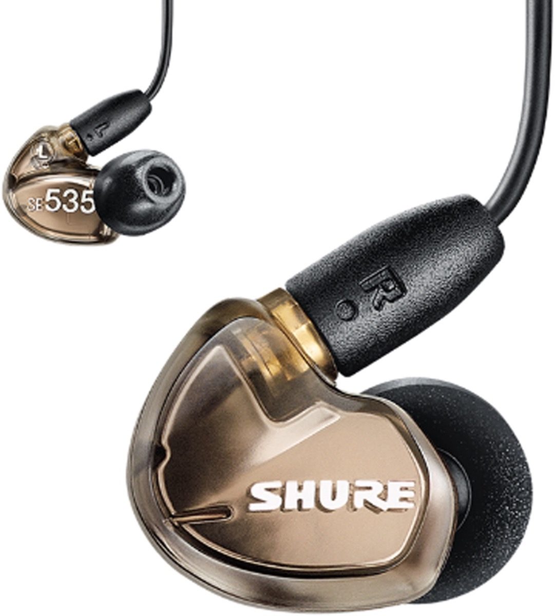 Shure SE535-V+UNI-A Sound Isolating Earphones - Suninfonet